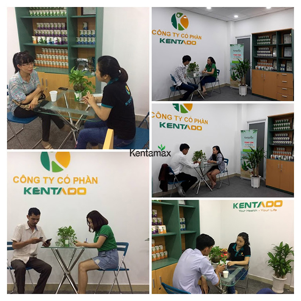Rất nhiều khách hàng đến Kentado để được tư vấn về cách tăng cân hiệu quả