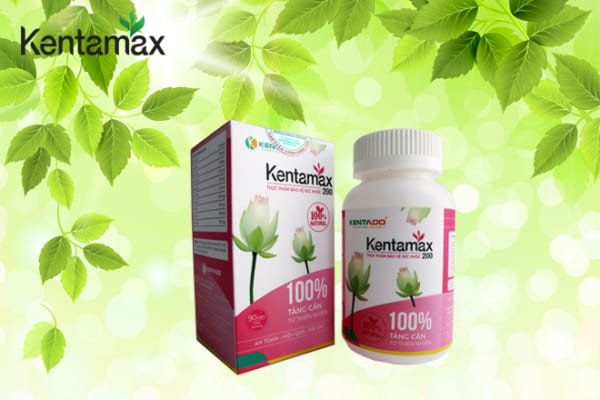 Sản phẩm hỗ trợ tăng cân cho phụ nữ sau sinh Kentamax 200