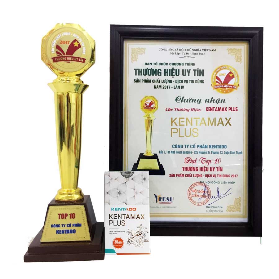 Giải thưởng dành cho những đóng góp của Kentamax Plus